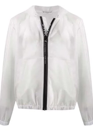 Givenchy прозрачная куртка с капюшоном