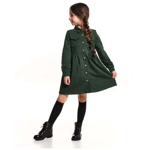 Платье Mini Maxi, модель 7349, цвет хаки, размер 104