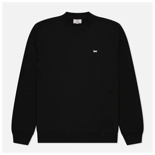 Мужская толстовка Woolrich Light Classic Crew Neck чёрный, Размер S