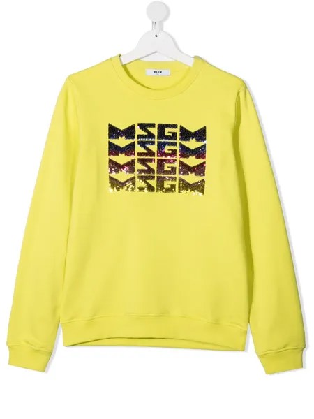 MSGM Kids толстовка с логотипом