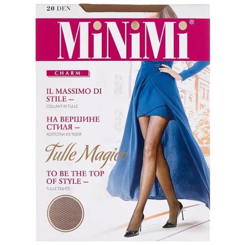 Колготки MiNiMi Tulle Magico 20 den, размер 5-XL, daino (бежевый)