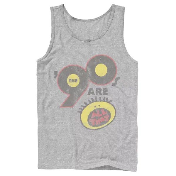 Мужская майка Nickelodeon All That The Nineties Are Vintage с графическим рисунком в стиле ретро