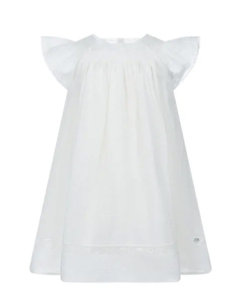 Белое платье с кружевной отделкой Tartine et Chocolat детское
