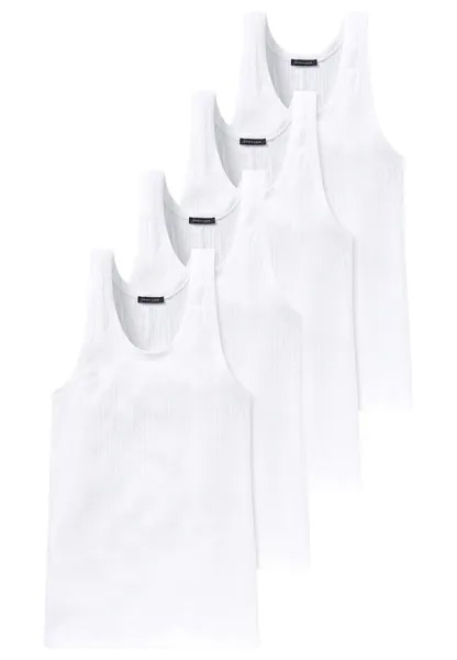 Майка Schiesser/Tanktop Cotton Essentials Authentic, белый