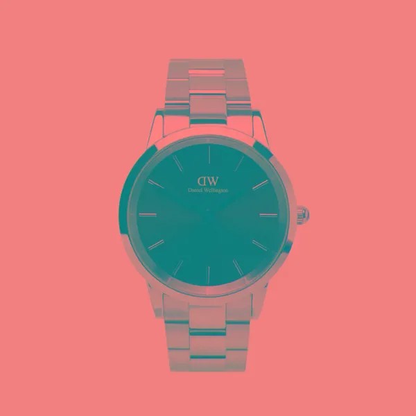 Наручные часы мужские Daniel Wellington Iconic Link Emerald DW00100427_серебряный