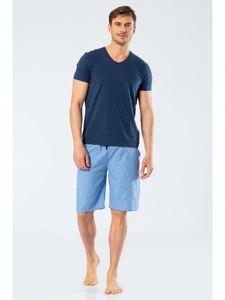 Пижама мужская Cacharel 2211 синяя XXL