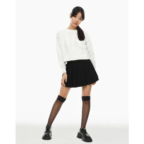 Юбка Gloria Jeans, мини, размер 14-16 лет, черный