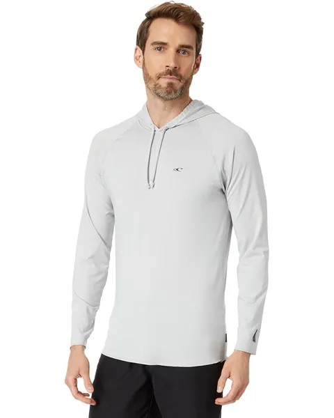 Худи O'Neill Hybrid Long Sleeve Sun, цвет Overcast
