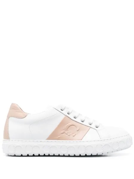 Кроссовки Casadei With Inserts, белый/розовый