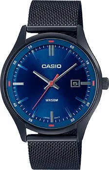 Японские наручные  мужские часы Casio MTP-E710MB-2A. Коллекция Analog