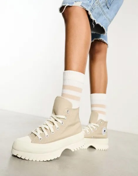 Песочные кроссовки на платформе Converse Chuck Taylor All Star Lugged 2.0