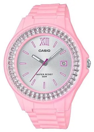 Наручные часы CASIO LX-500H-4E4, серебряный, розовый