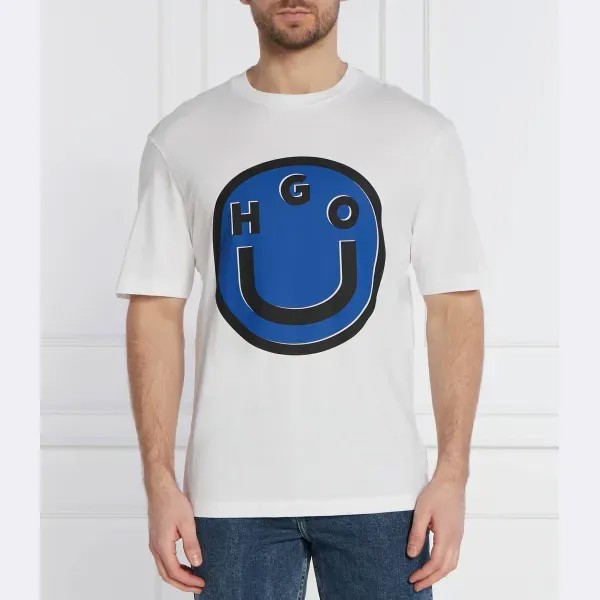 Футболка Nimper стандартного кроя Hugo, белый