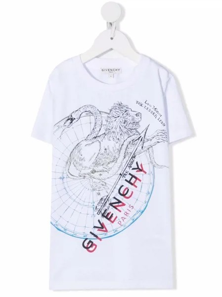 Givenchy Kids футболка с графичным принтом