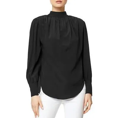 Женская рубашка Habitual Charlee Black Mock со змеиным принтом, блузка, топ, L BHFO 5278