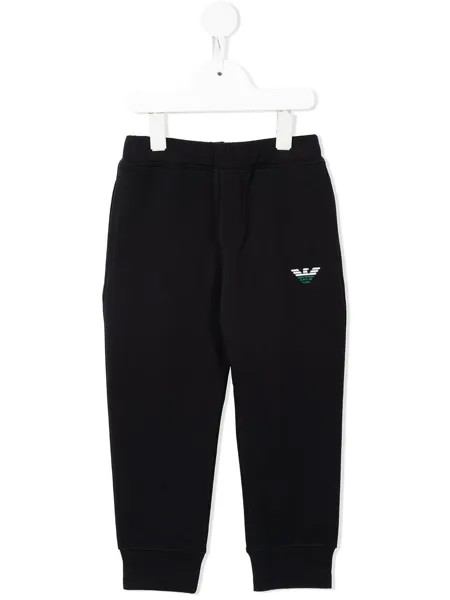 Emporio Armani Kids спортивные брюки с логотипом