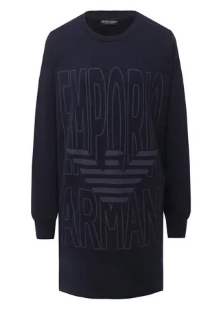 Хлопковое платье Emporio Armani