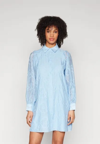 Коктейльное/праздничное платье YASFLORINA SHIRT DRESS, цвет clear sky