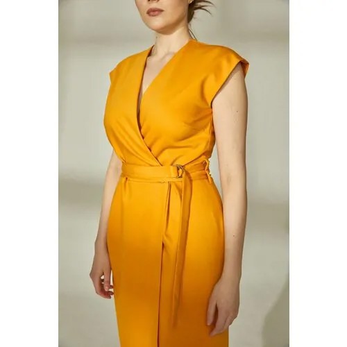 Платье Olga Skazkina, размер 42, оранжевый