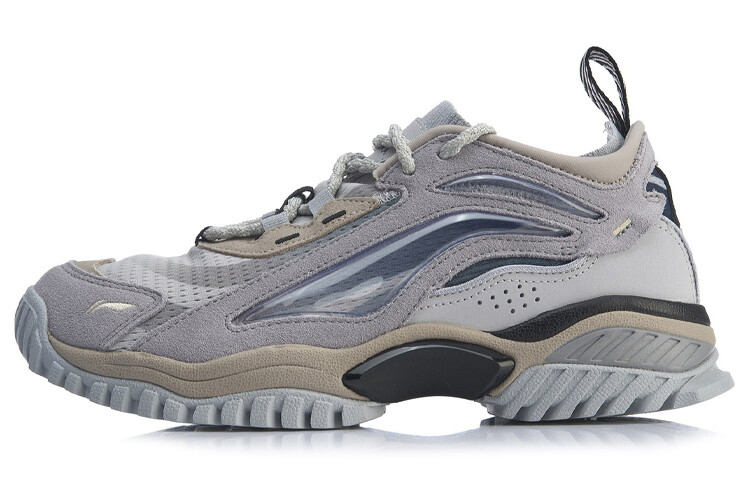 LINING Aurora Skywalk Lifestyle Shoes Men Low-top Microcrystalline Gray