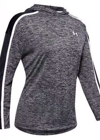 Лонгслив Under Armour Twist Graphic Hoodie размер XS, black / white - 001