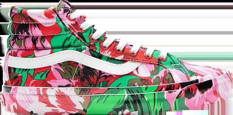 Кеды Vans Kenzo x OG Sk8-Hi LX Floral Red, красный