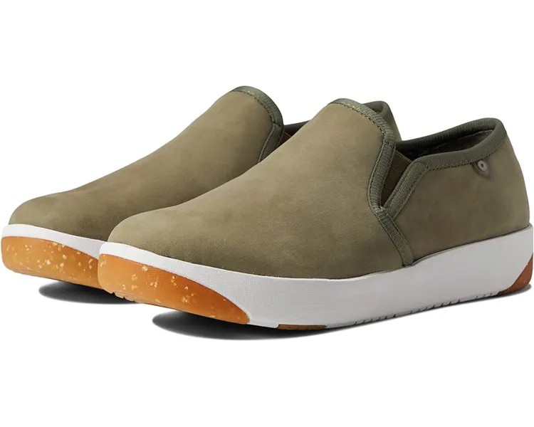 Лоферы Bogs Kicker Slip-On Leather, цвет Loden