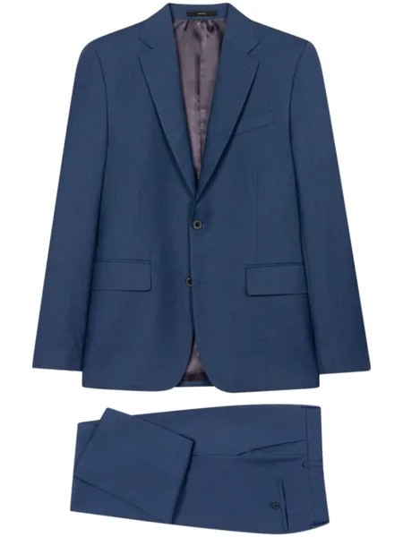 Paul Smith однобортный шерстяной костюм, синий