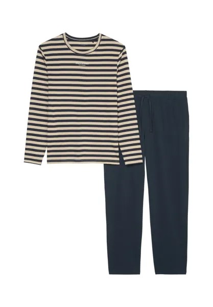 Пижама из натурального джерси Marc O'Polo, цвет Jonesboro Cream Dark Navy