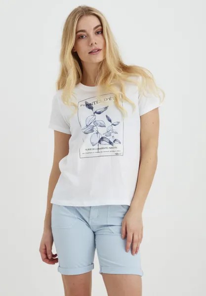 Футболка с принтом FRAMPLANT 1 T Fransa, цвет vintage indigo