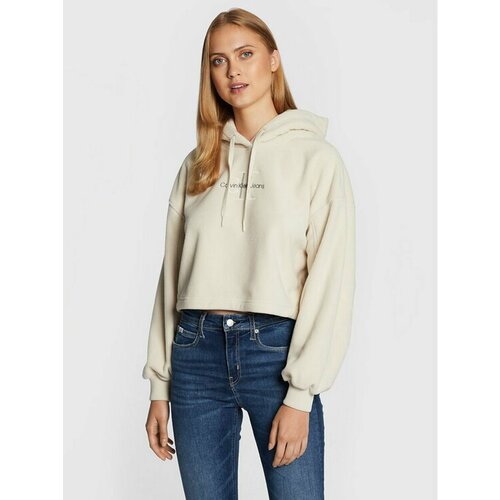 Худи Calvin Klein Jeans, размер L [INT], бежевый