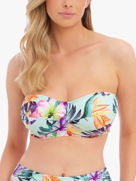 Топ бикини Fantasie Paradiso Bandeau, Мягкий мятный/Мульти