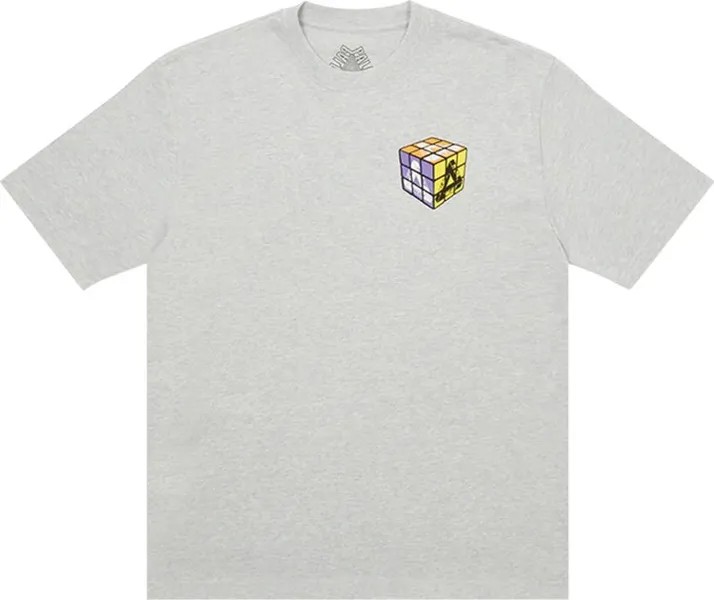 Футболка Palace Don'T Be Square T-Shirt 'Grey Marl', серый