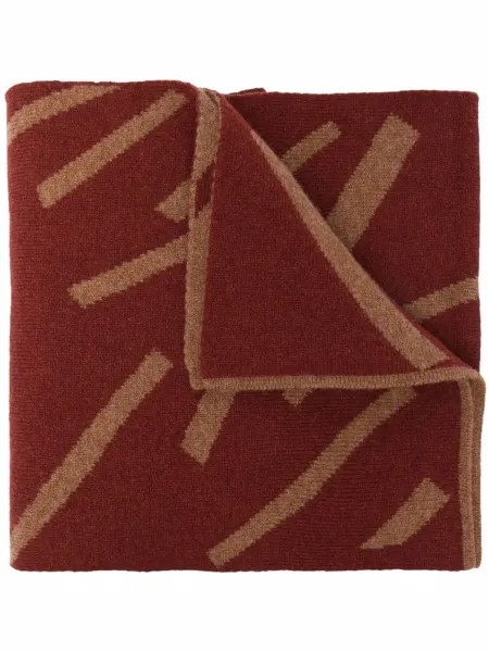 Ally Capellino шарф вязки интарсия с логотипом