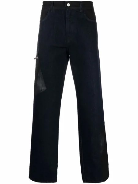 MCQ прямые брюки со вставками
