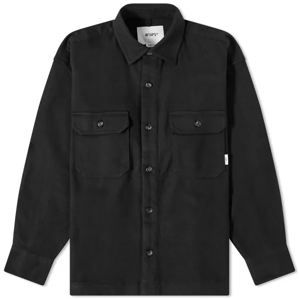 Рубашка Wtaps 11 Cotton Overshirt, черный