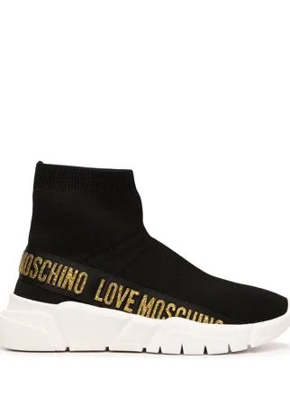 Love Moschino кроссовки-носки