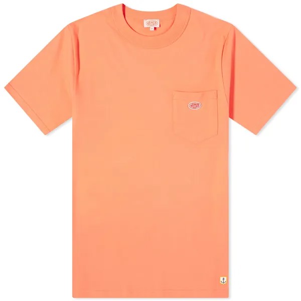 Футболка Armor-Lux 79151 Logo Pocket T-Shirt, цвет Coral