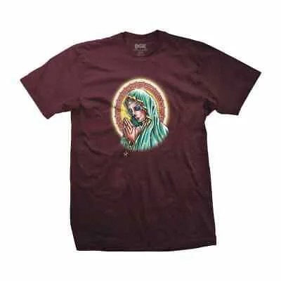 Детская футболка DGK Dirty Ghetto с короткими рукавами и надписью «Наша Леди» (бордовая)