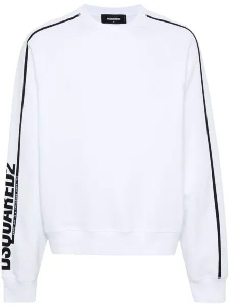 Dsquared2 толстовка с круглым вырезом DSQUARED2, белый
