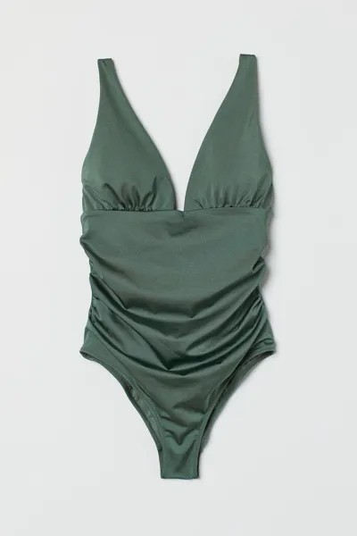 Купальник H&M Shaping, хаки