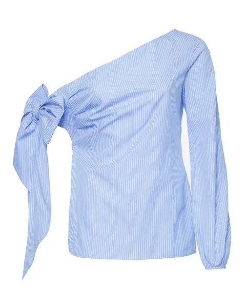 Блуза № 21 N2MG082 42 голубой+белый