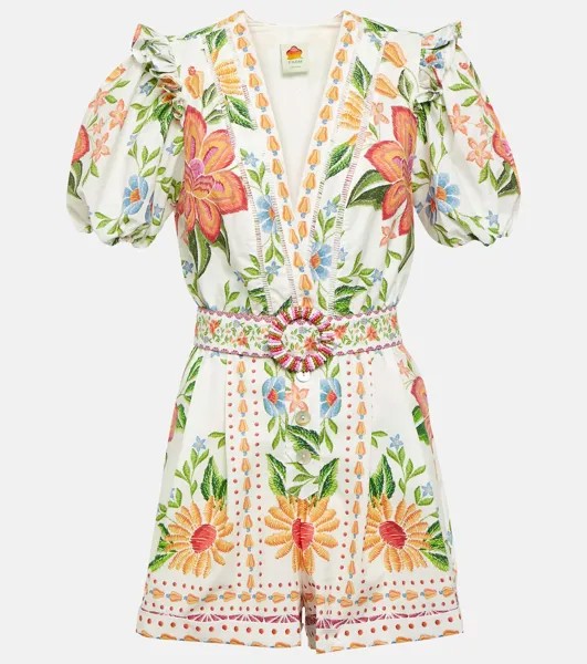 Хлопковый комбинезон Bloom Garden Farm Rio, мультиколор