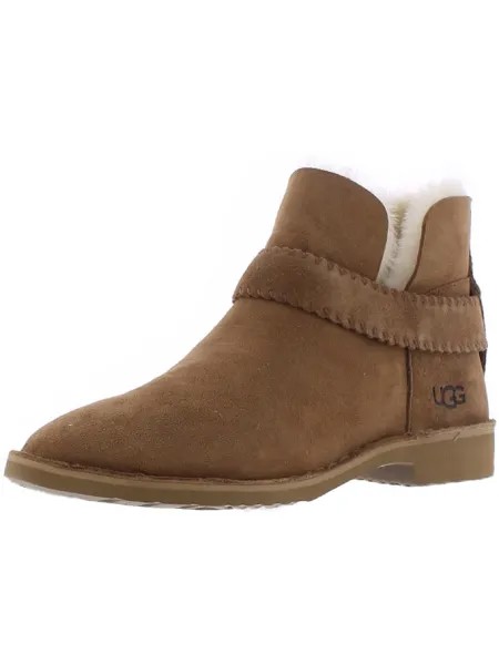 Женские замшевые ботильоны McKay на подкладке из шерсти ягненка UGG, цвет Chestnut