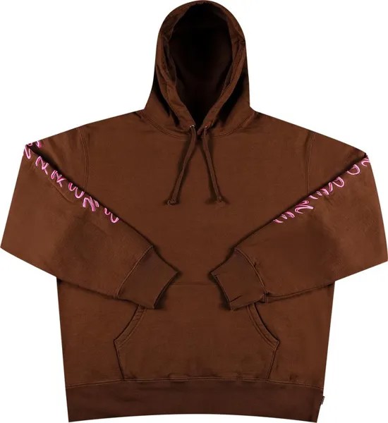 Толстовка Supreme Guardian Hooded Sweatshirt 'Dark Brown', коричневый