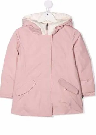 Woolrich Kids пуховик с капюшоном