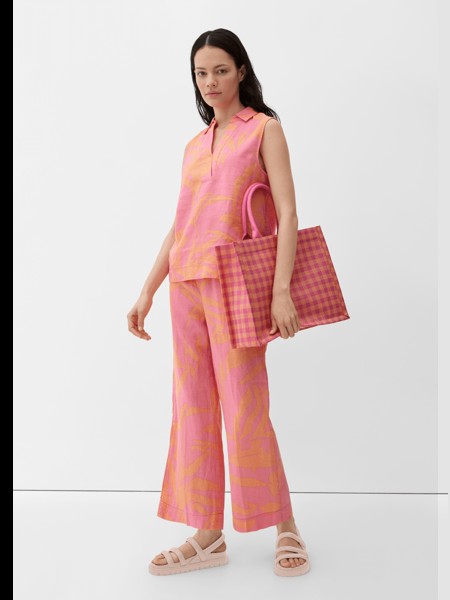 Тканевые брюки s.Oliver, цвет orange/pink
