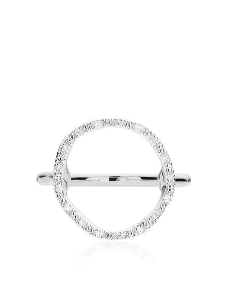 Monica Vinader кольцо Riva с бриллиантами