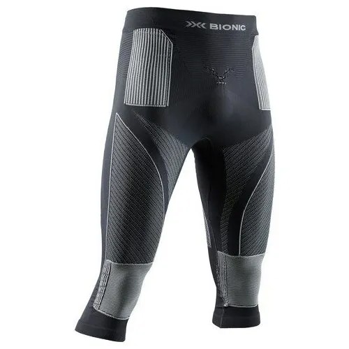 Термобелье кальсоны X-bionic Energy Accumulator 4.0 Pants 3/4 Men, влагоотводящий материал, размер XXL, черный
