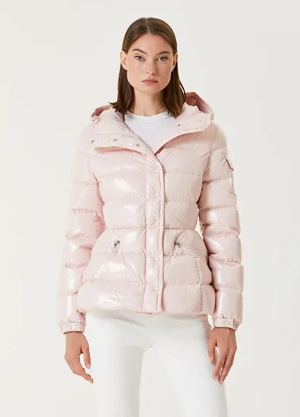 Пуховик Barante с капюшоном Moncler, розовый